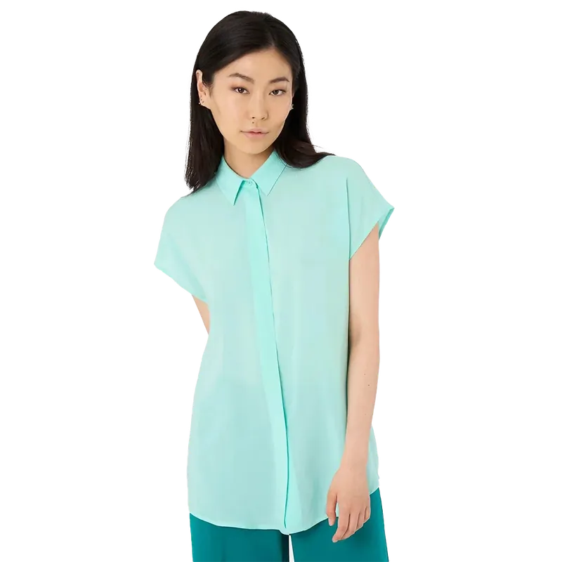 Spedizione Espresso Ragno Camicia da Donna in mussola di EcoSeta DC71SX S42
