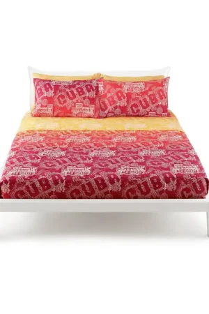 Offerta Speciale Bassetti Completo lenzuola Piazza e Mezza Cuba con doppie federe S50