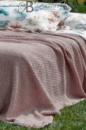 Economico Fazzini Copriletto Estivo Matrimoniale in Puro Cotone Nettare S165