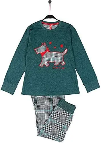 Offerta Speciale Admas Pigiama Bambina caldo cotone scozzese pied de poule 54275 S22