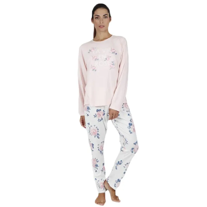 Novità Admas Pigiama da Donna Cotone Leggero 55170 S25