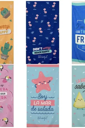 Sconto Mr Wonderful Telo Mare in Micro Spugna di Cotone - Vari Disegni S26