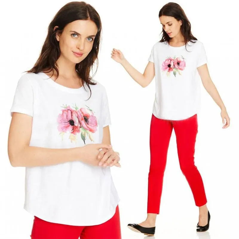 Ragno Maglia Donna in Cotone Girocollo Mezze Maniche 712277 S24 Occasione Imperdibile