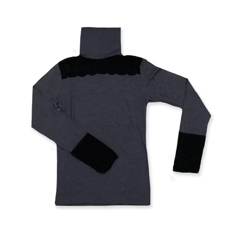 Offerta Speciale Antonella Maglia Dolcevita Maniche Lunghe con Pizzo da Donna 62970 S22