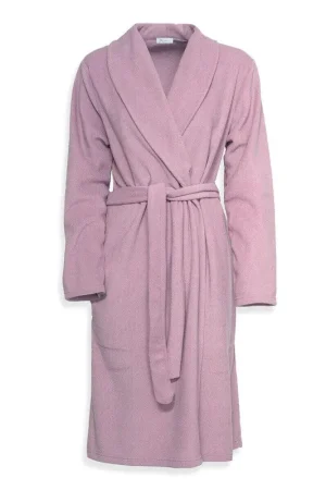 Manuela Vestaglia Invernale in Pile collo Sciallato da Donna 1774/2774 S46 Prezzo Ridotto