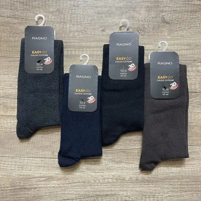 Ragno Calza sottoginocchio in Caldo Cotone Elastico da Uomo 09489S S50 Compra Adesso