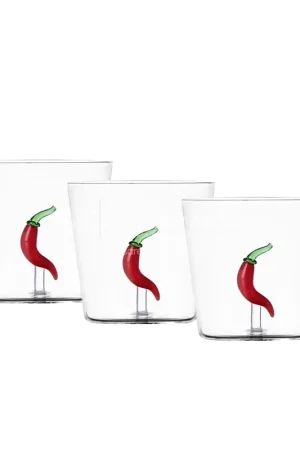Ichendorf Vegetables Set 3 Bicchieri Peperoncino 09354114 2012S47 Ordina Subito