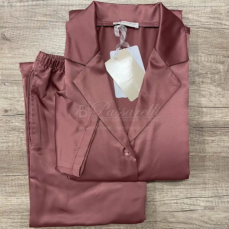 Offerta Limitata Verdissima Pigiama Raso Aperto da Donna BS13 2509S50