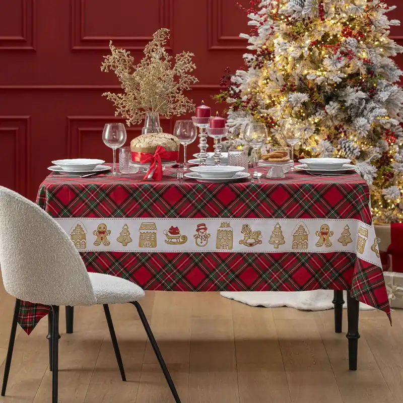 Prezzo Ridotto THUN® Tovaglia Natale Gingerbread - Varie Dimensioni 2510S