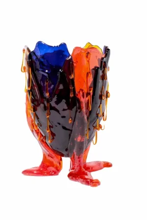 Affare Dervos vaza SKAIDRI YPATINGA PAPILDOMA SPALVA Mėlyna, Gaetano Pesce, Fish Design