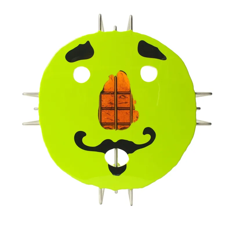 In Stock - Žalios dervos kavos staliukas TRIPLE PLAY, sukurtas Gaetano Pesce Fish Design kompanijai Offerta Del Giorno