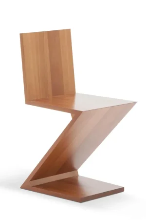 Compra Oggi Stesso Medinė pakabinama kėdė ZIG ZAG, sukurta Gerrito T. Rietveldo Cassina įmonei