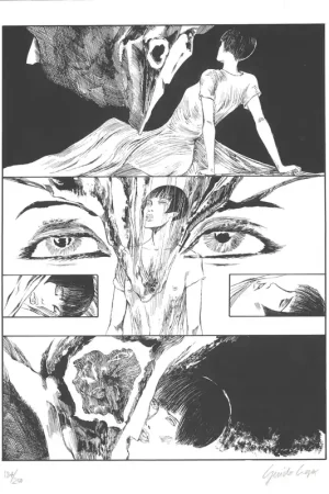 1991 m. – Litografija Guido Crepax – Valentina susitinka su Moore 3 Scelto Dai Clienti