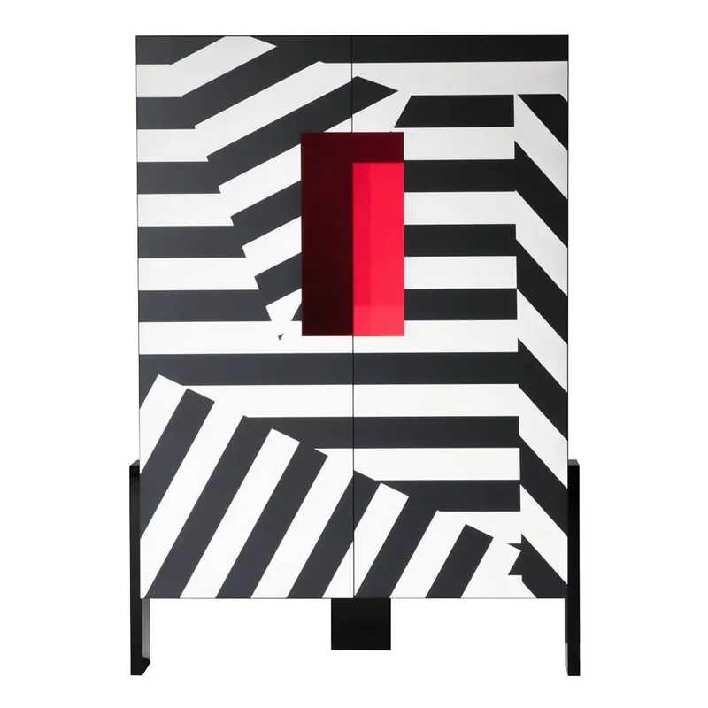 Di Tendenza Spintelė ZIQQURAT 160x107 STRIPES, sukurta DriadeLab, Driade prekės ženklui