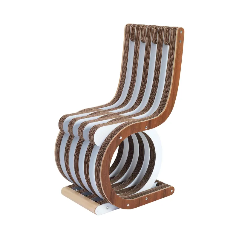 Economico Popierinė kėdė TWIST Kanaletto riešutas