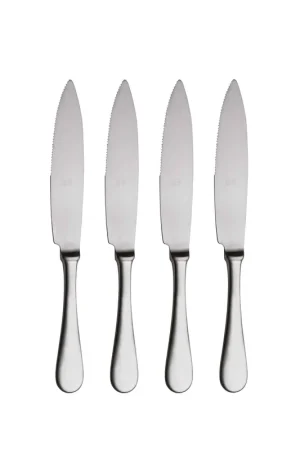 Nerūdijančio plieno kepsnio peilių rinkinys, keturių vnt., Mepra Sconto
