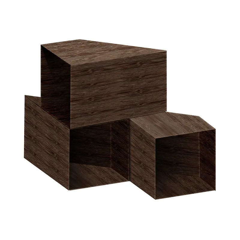 Mogg Contenitore da parete Cellula Wood - Composizione 1 (3 moduli) Promo Stagionale