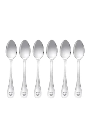 Prezzo Di Fabbrica Rosenthal Versace 6 Cucchiaini espresso/moka Medusa Versilbert