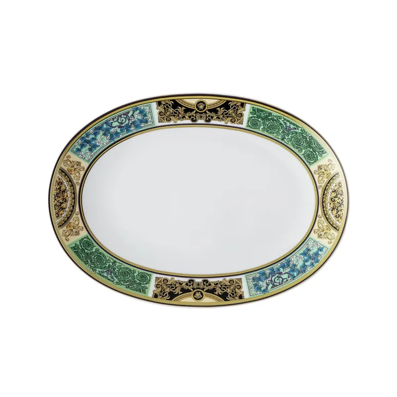 Rosenthal Versace Piatto ovale Barocco Mosaic 33 cm Offerta Del Giorno