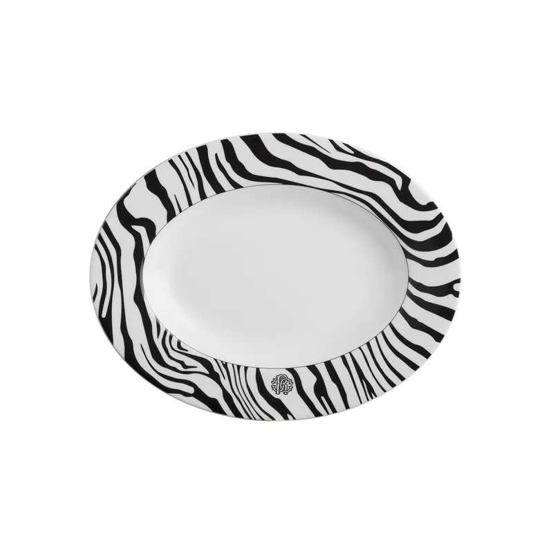 Spedizione Espresso Roberto Cavalli Raviera Zebrage diam. 23 cm