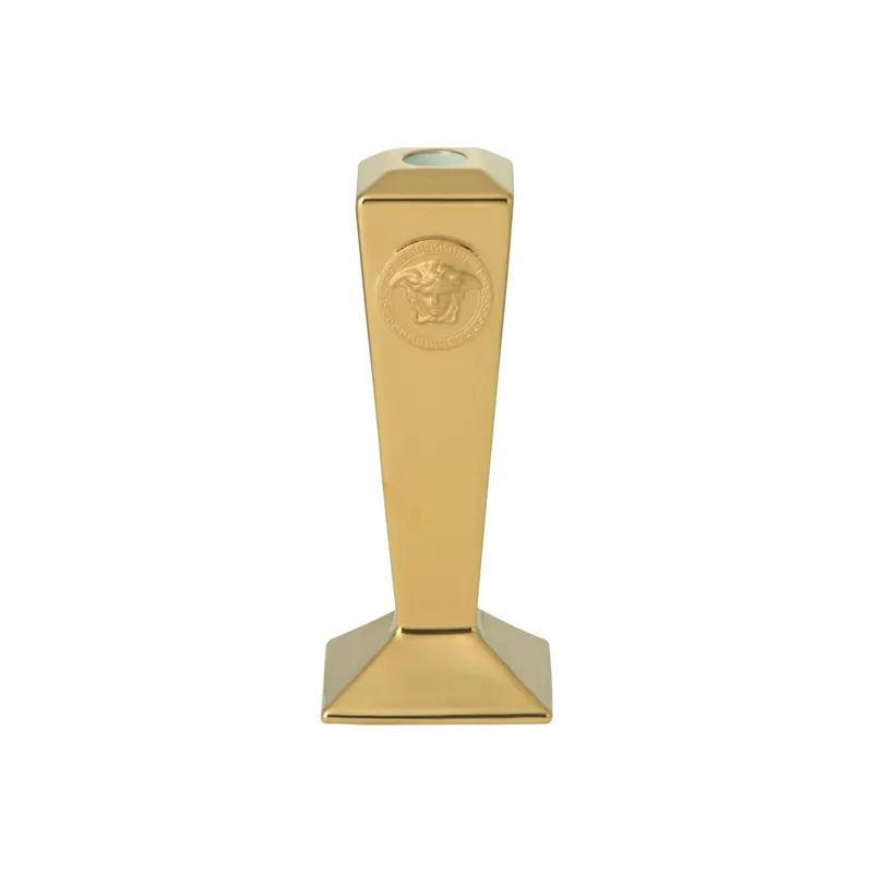 Promozione Esclusiva Rosenthal Versace Candeliere Medusa Gold cm. 20