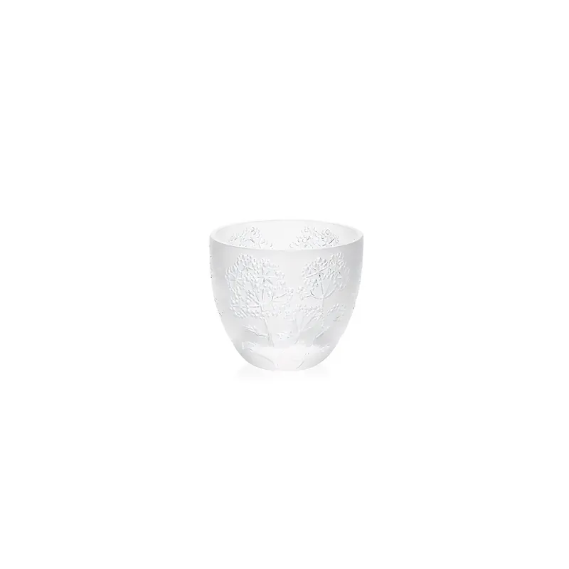 Economico Lalique Portacandele Ombelles in Cristallo Trasparente