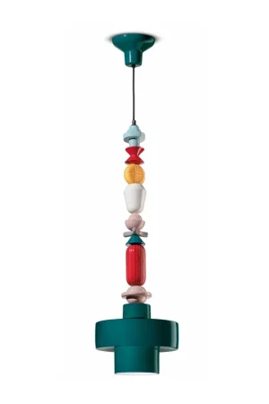 Nuova Collezione Ferroluce Lampada a sospensione Lariat C2532