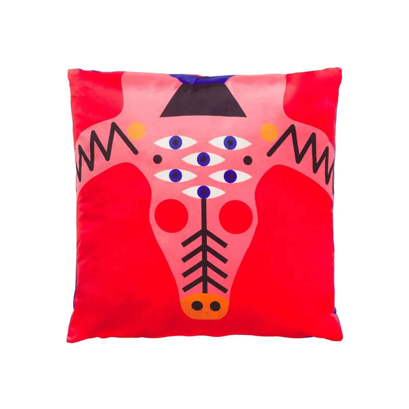 Qeeboo Cuscino Oggian Crocopink 45x45 cm Novità