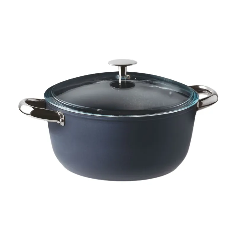 Solo Oggi Sambonet Casseruola alta a due manici Midnight Blue Silver Protection diam. 24 cm
