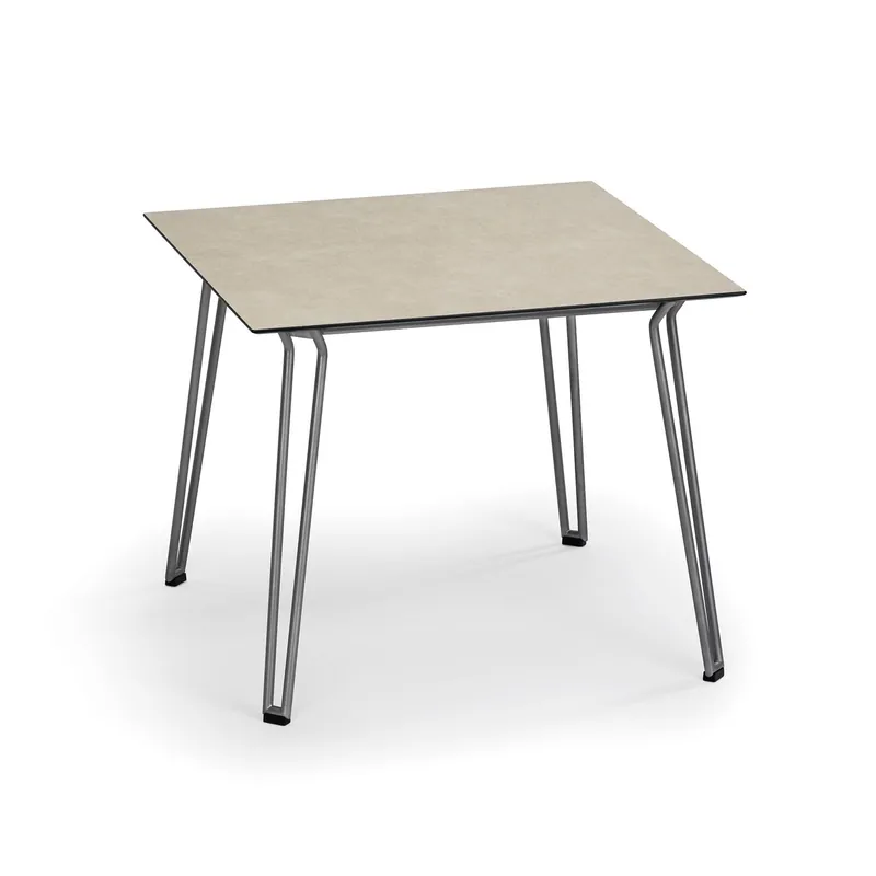 Spedito Oggi Weishäupl Tavolo quadrato da esterno Slope 90x90x74h cm