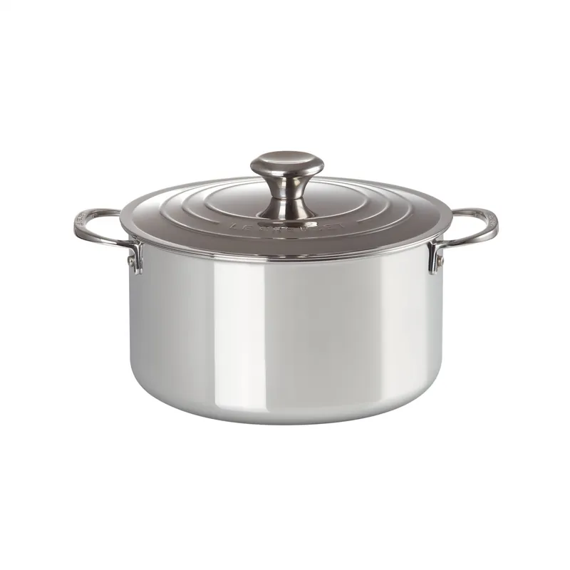 Economico Le Creuset casseruola alta in acciaio con coperchio diam. 20 cm