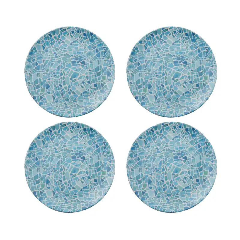 Saldi Arthur Krupp Set 4 piatti piani Mosaic diam 28 cm