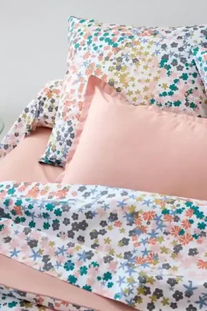 Sconto Federa rettangolare in percalle di cotone (50 x 70 cm) Lolita Rosa