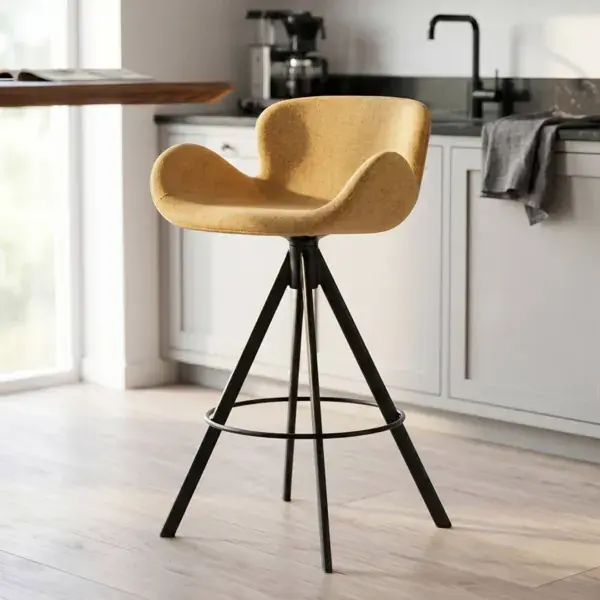 Soddisfatti O Rimborsati Set di 2 sedie per isola centrale con schienale (seduta 65cm) Pema Miele