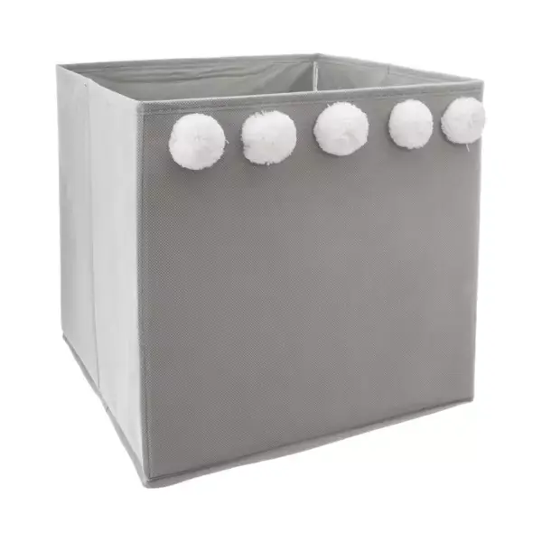 Miglior Prezzo Contenitore portaoggetti bambino (29 x 29 cm) 5 Pon pon Grigio