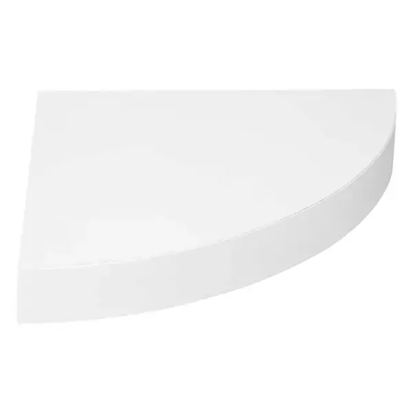 Mensola angolare in legno (25 cm) Bianco Di Tendenza