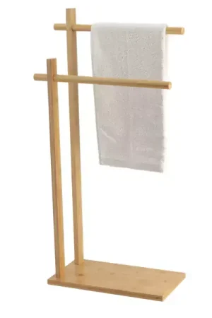 Ultime Pezzi Porta asciugamani doppio (H46 cm) Anako Naturale