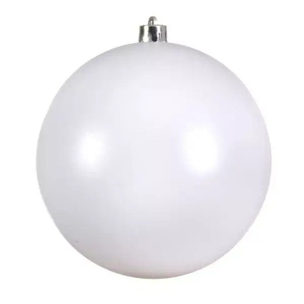 Soddisfatti O Rimborsati Pallina di Natale (D140 mm) Alpine Bianco