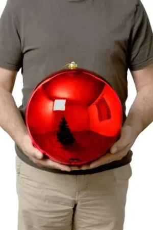 Pallina di Natale (D250 mm) New Alpine Rosso Miglior Prezzo