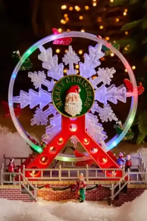 Ruota panoramica luminosa e musicale Merry Christmas Non Perdere