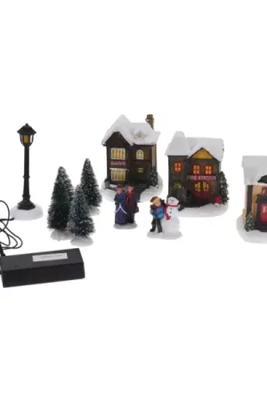 Set completo villaggio luminoso Oslo a pile Promozione Esclusiva