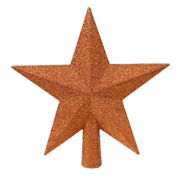 Puntale albero di Natale Alpine Arancione Soddisfatti O Rimborsati