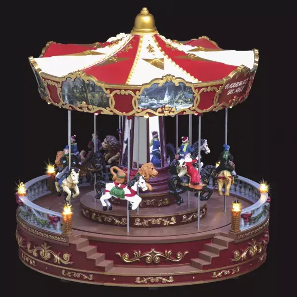 Soddisfatti O Rimborsati Carosello luminoso, animato e musicale Giostra da luna park