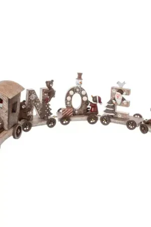 Treno decorativo in legno (44 cm) Natale Prezzo Conveniente
