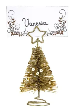 Scelto Dai Clienti Segnaposto (10 cm) Albero Oro