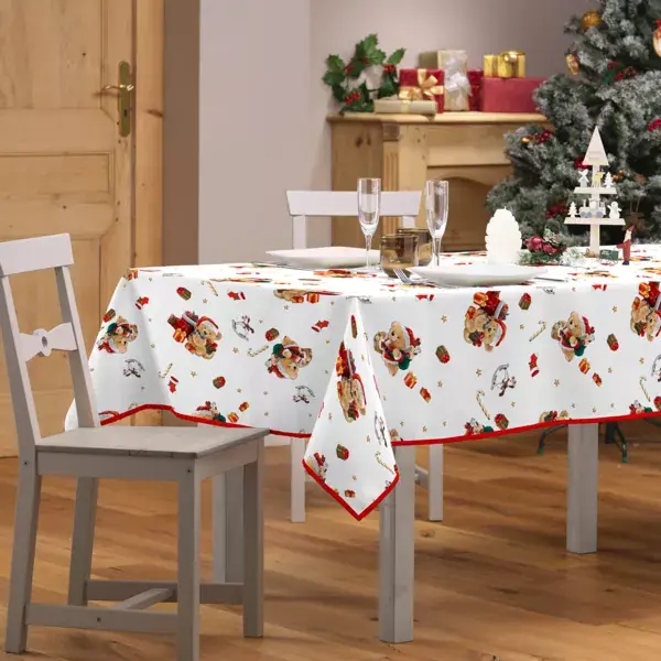 Sconto Tovaglia di Natale rettangolare anti macchia (150 x 300 cm) Orsetti
