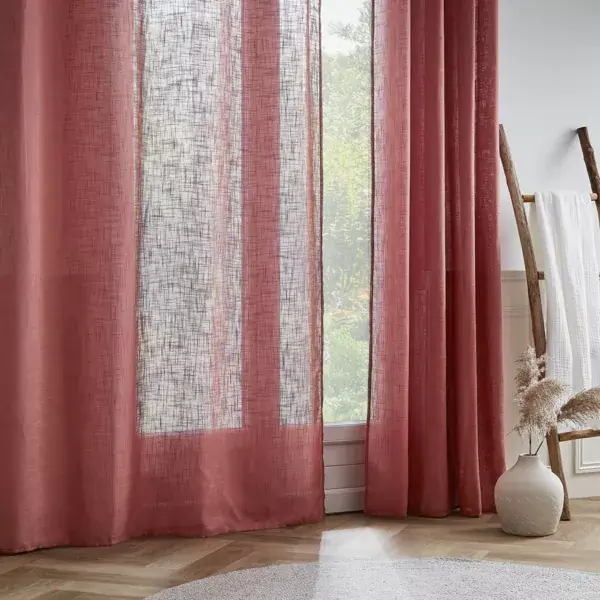 Tenda effetto lino larga (400 x 240 cm) Robin Terracotta Ultimissimo Modello