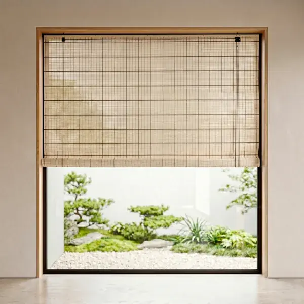Pagamento Sicuro Tenda a rullo con bastoncini di bambù (180 x 180 cm) Bali Naturale
