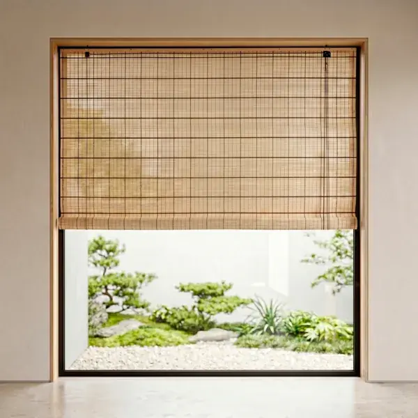 Tenda a rullo con bastoncini di bambù (200 x 200 cm) Bali Marrone Sconto