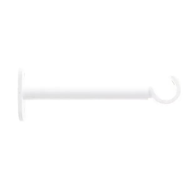Affare Supporto per asta fissa (L150 / D20 mm) Jim a goccia Bianco opaco